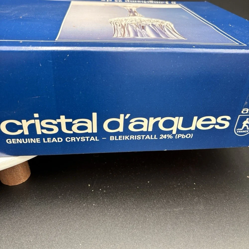 Cristal D'Arques Longchamp 25cl/8.45oz Wine Glasses Set Of 6 Lead Crystal France